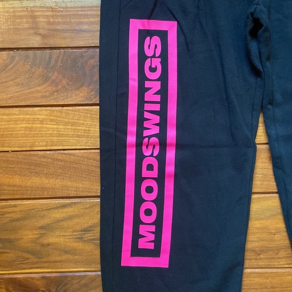 NWT Moodswings Rated M Black Joggers - Picture 2 of 10